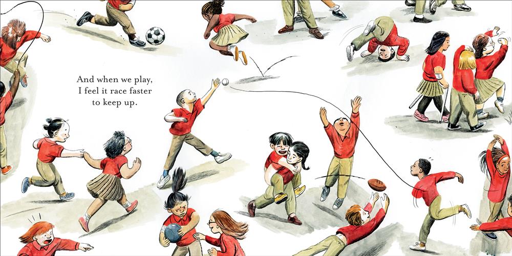  It is nighttime. A girl with light skin tone lies down under a blanket. Her eyes are closed, and she curls into herself. Text: Black is the colour of my hair. 